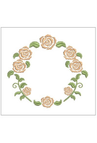 Dec190 - Roses Wreath